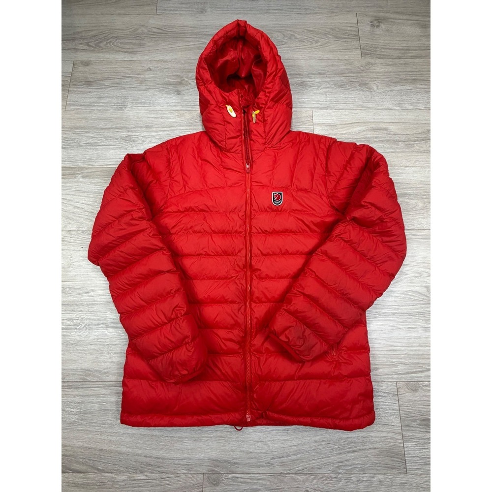 Fjallraven Expedition Pack Down‎ Hoodie Mens XL Red Puffer Jacket 86121 1974